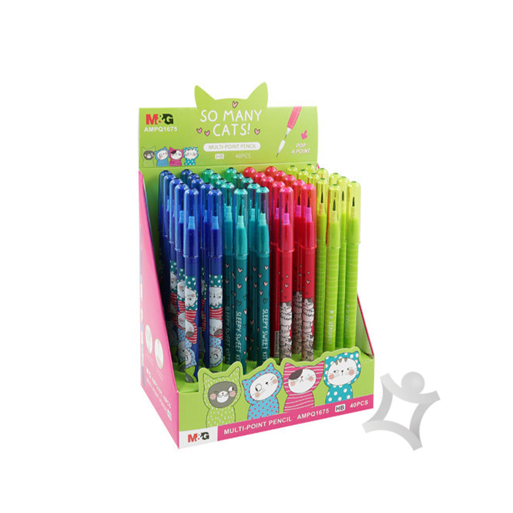 M&GM&G Μολύβι Με 11 Μύτες So Many Cats 4 Σχέδια - 1 Τμχpapell.gr