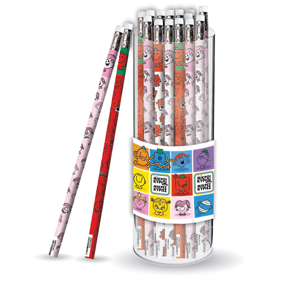 Χαρτινή ΠόληΜολύβι Με Γόμα Μικροί Κύριοι Και Μικρές Κυρίες 4 Σχέδιαpapell.gr