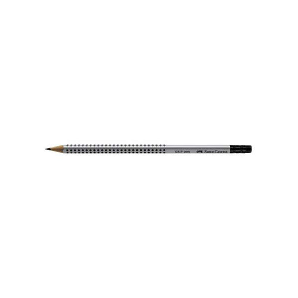Faber Castel Μολυβι Grip Γκρι Με Γομα