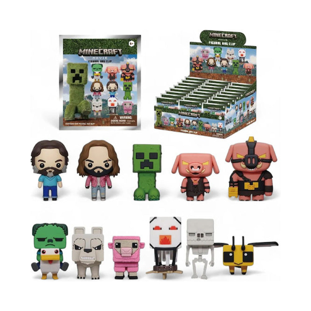 Monogram: Minecraft 3D Foam Bag Clip - 1 Τμχ