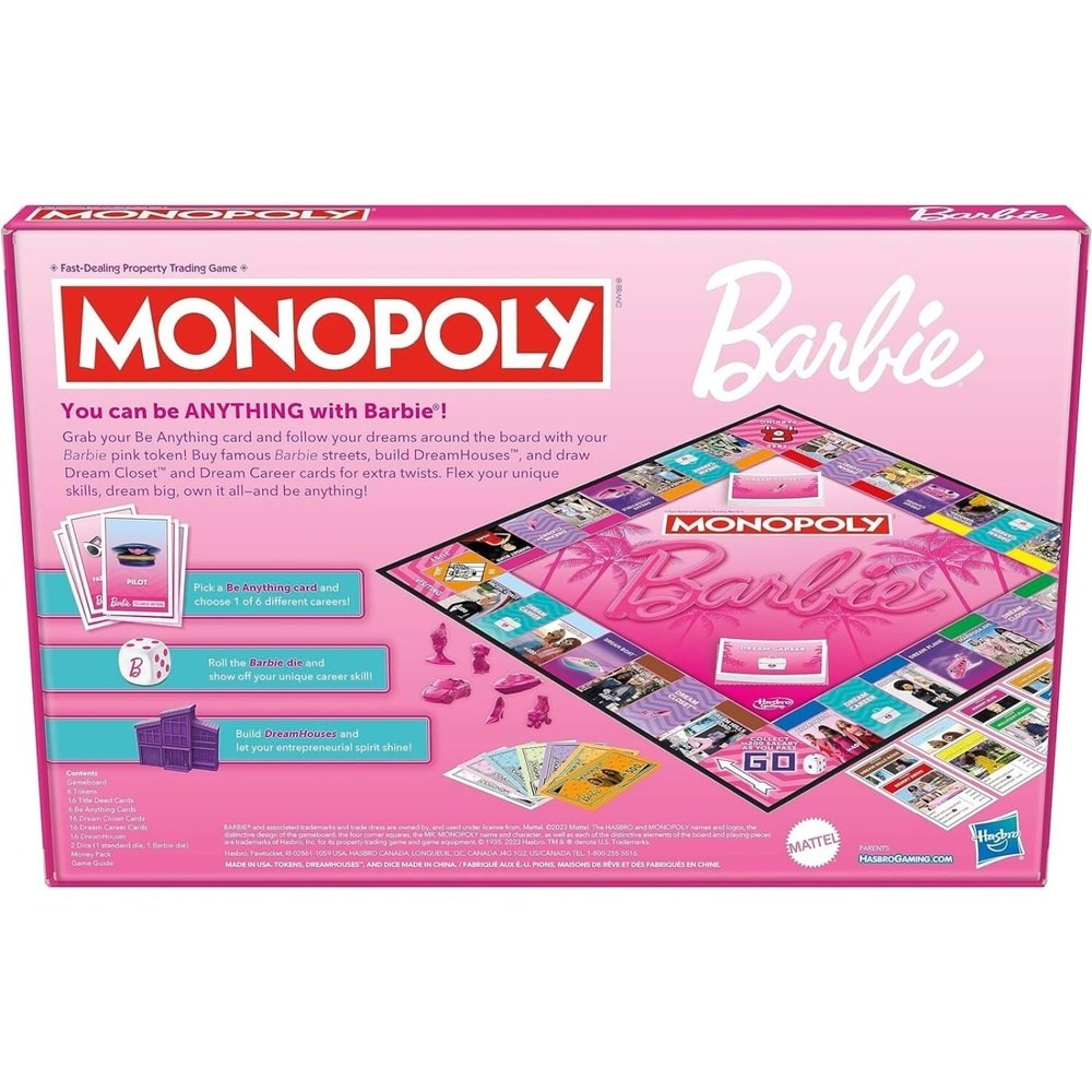Hasbro Monopoly Barbie