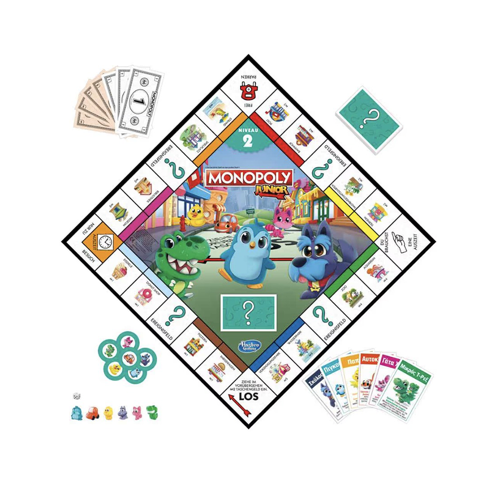 Hasbro Monopoly Junior 2 In 1