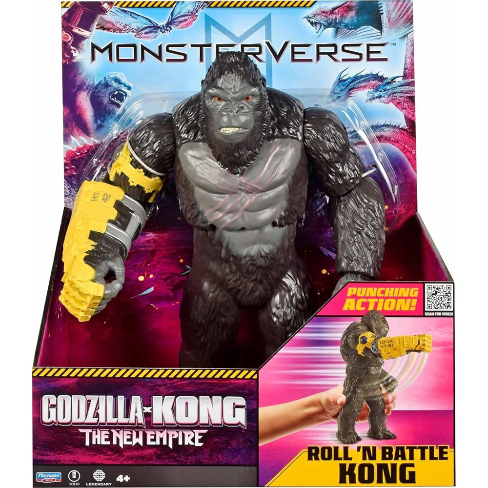 Giochi Preziosi Monsterverse Godzilla X Kong Official Kong Roll Φιγούρα 28εκ Γίγας Με Κίνηση KONG 