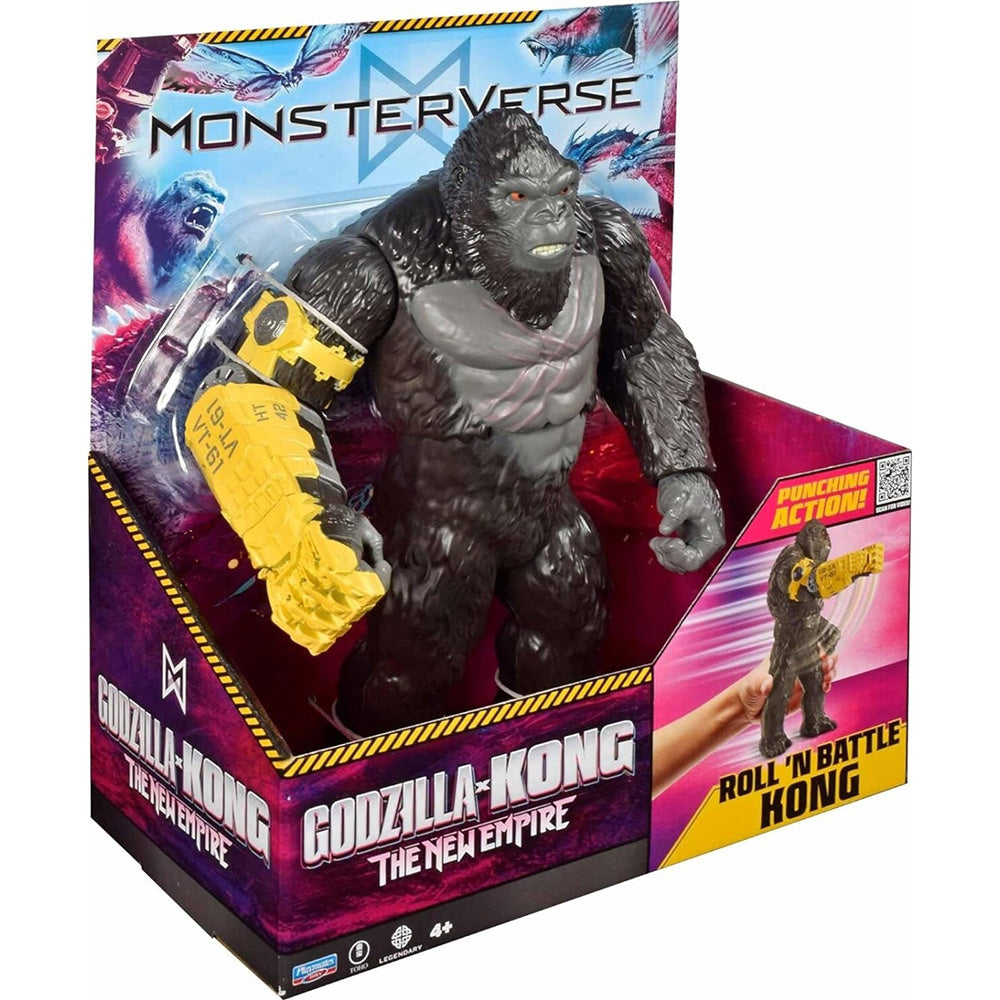 Giochi Preziosi Monsterverse Godzilla X Kong Official Kong Roll Φιγούρα 28εκ Γίγας Με Κίνηση KONG 