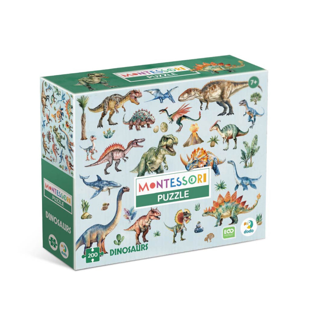 Dodo Puzzles Montessori Dinosaurs – Δεινόσαυροι 200 τμχ