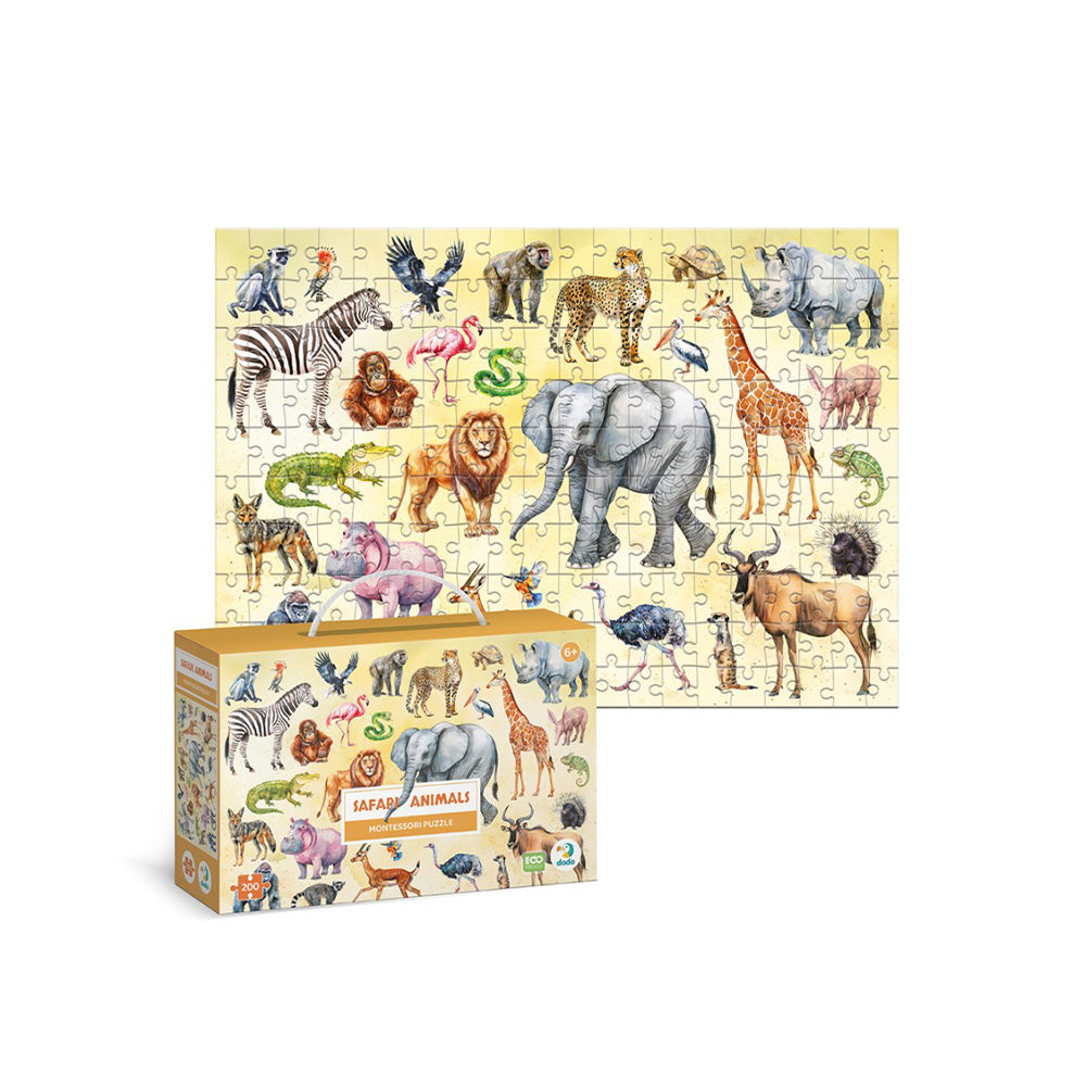Dodo Montessori Puzzle – Σαφάρι των Ζώων 200 Τεμ