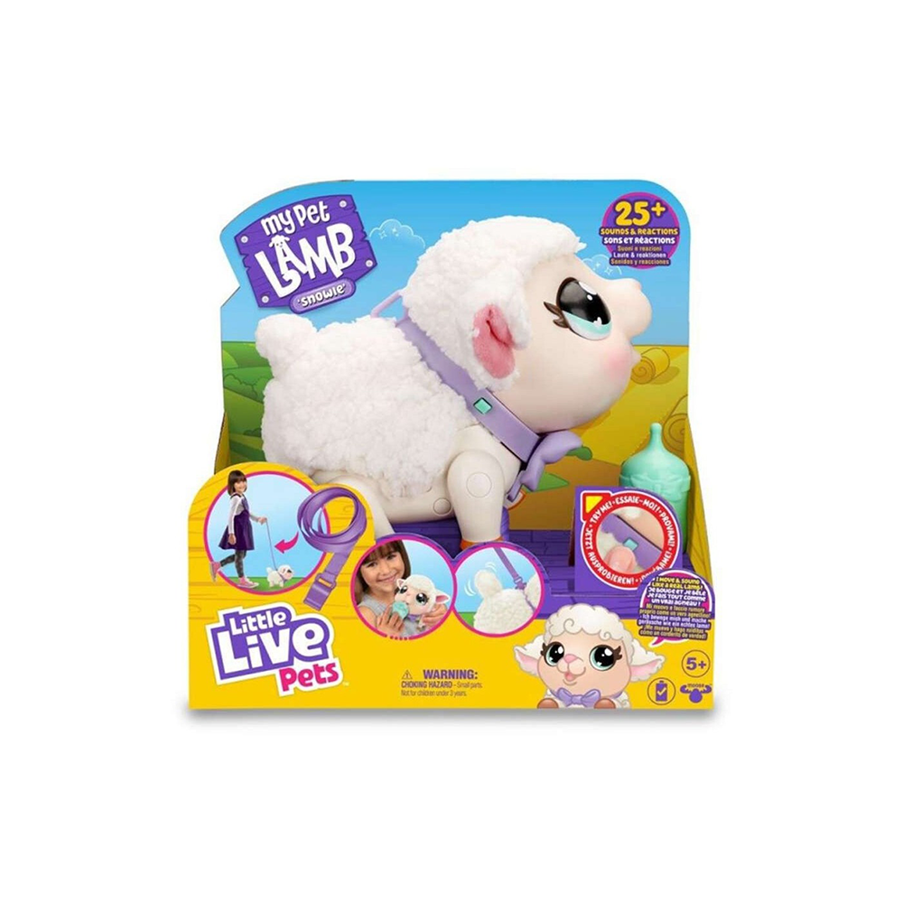 Moose Toys Little Live Pets Φράνκι Το Αρνάκι Ηλεκτρονικό Κατοικίδιο