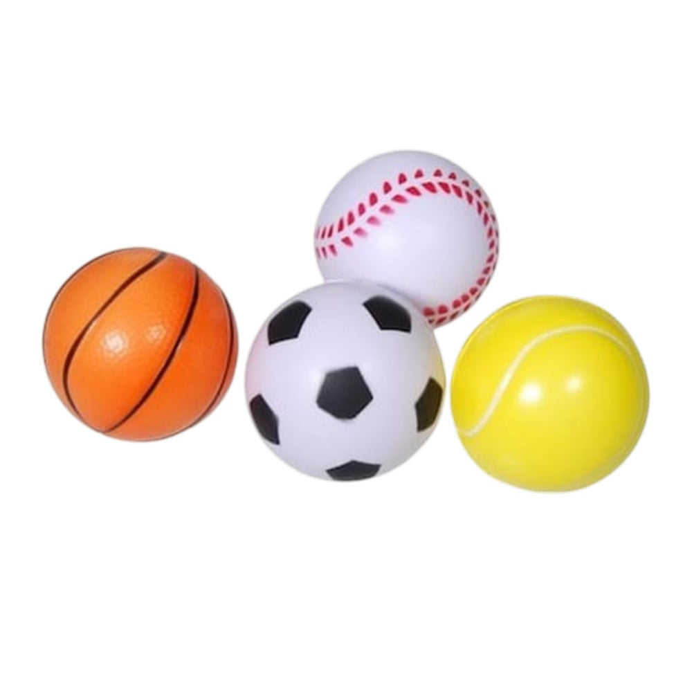 Μπαλάκι Αντιστρές Sports σε 4 Σχέδια - 1 Τμχ
