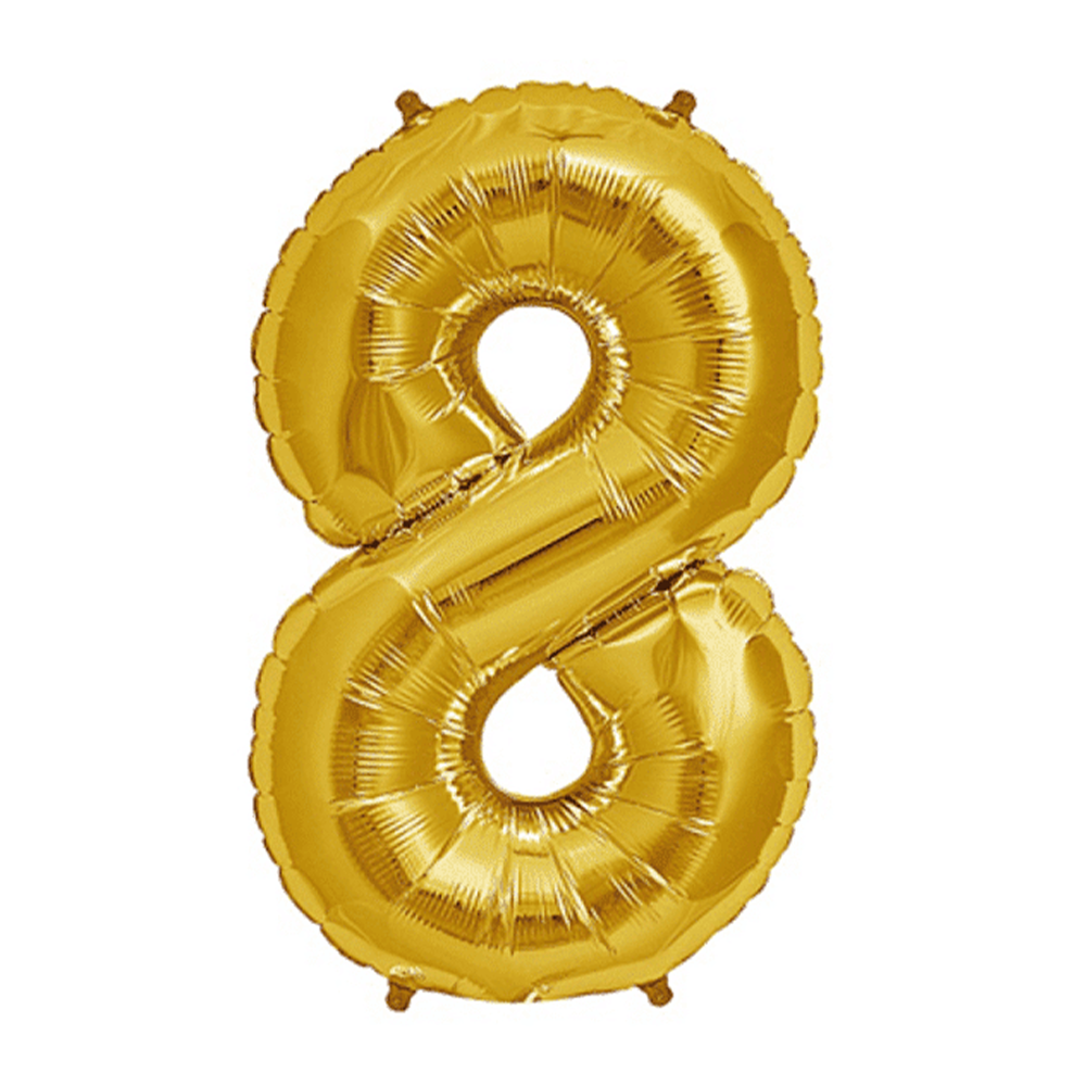 OEMΜπαλόνι Αριθμός Foil Νο8 75εκpapell.gr