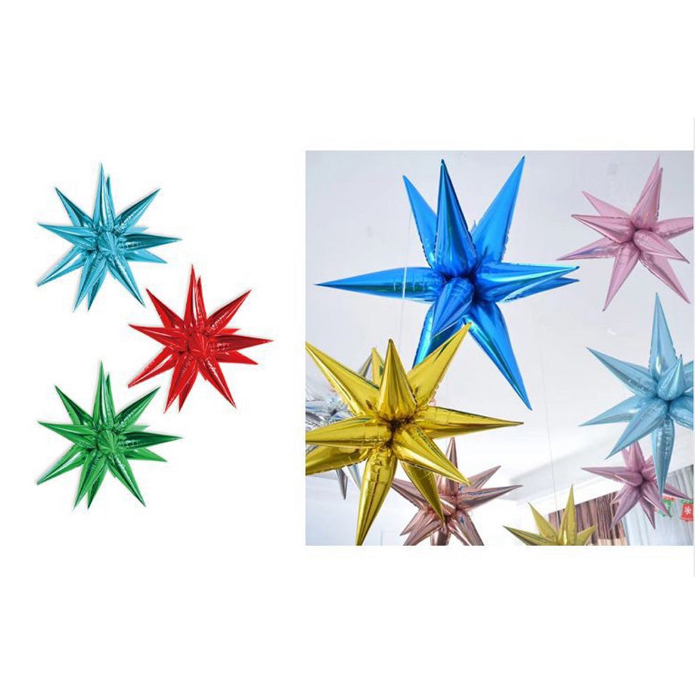 Μπαλόνι Αστέρι 3D 25εκ 5 Χρώματα - 1 Τμχ
