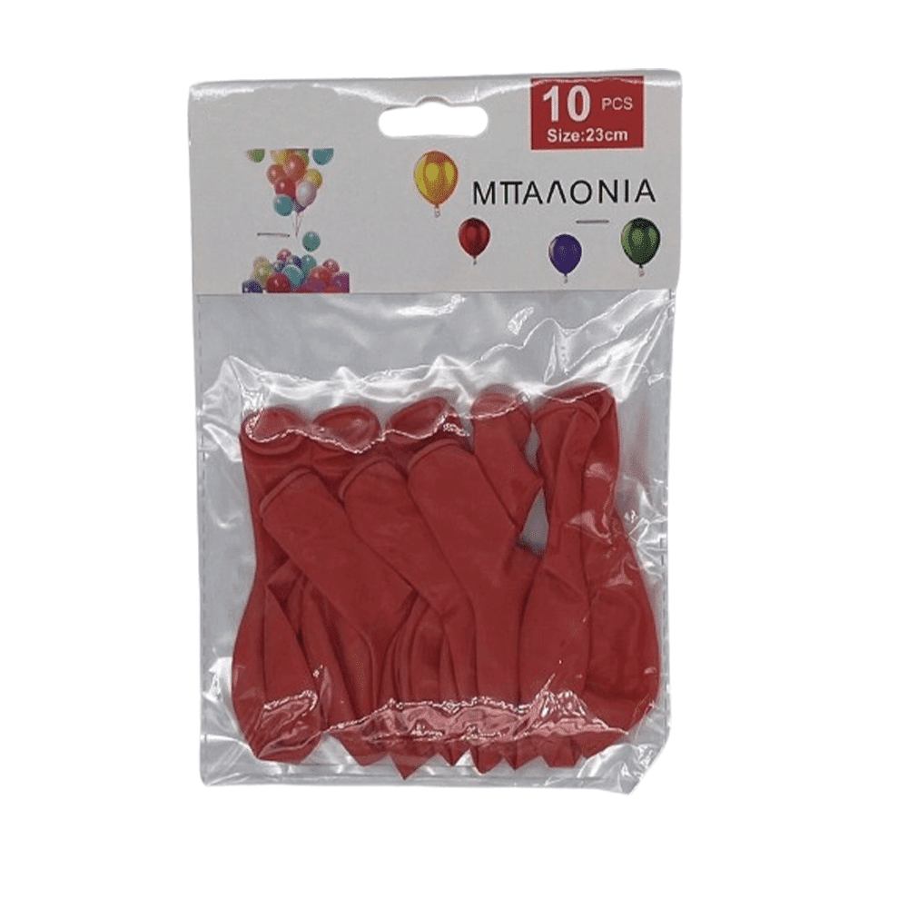 OEMΜπαλόνια Κόκκινα 10 Τμχ 23 Εκpapell.gr