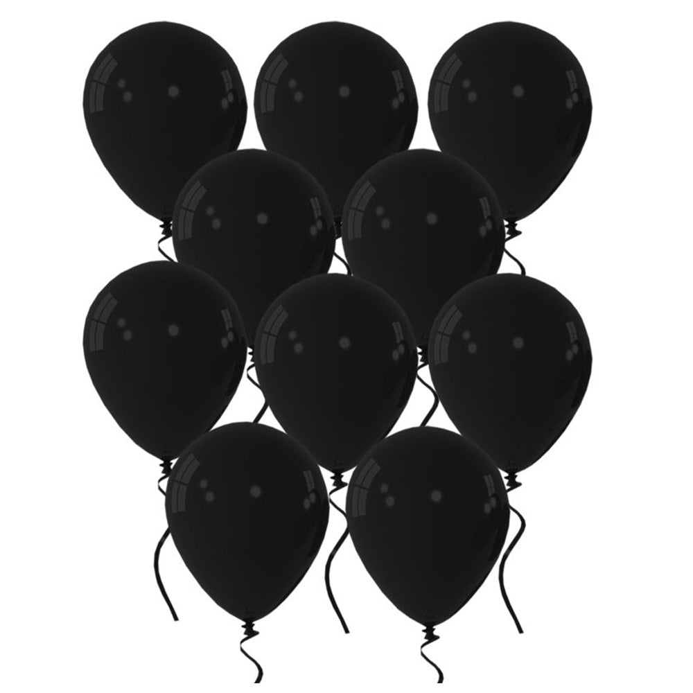 OEMΜπαλόνια Μαύρα 10Τμχ 30εκpapell.gr