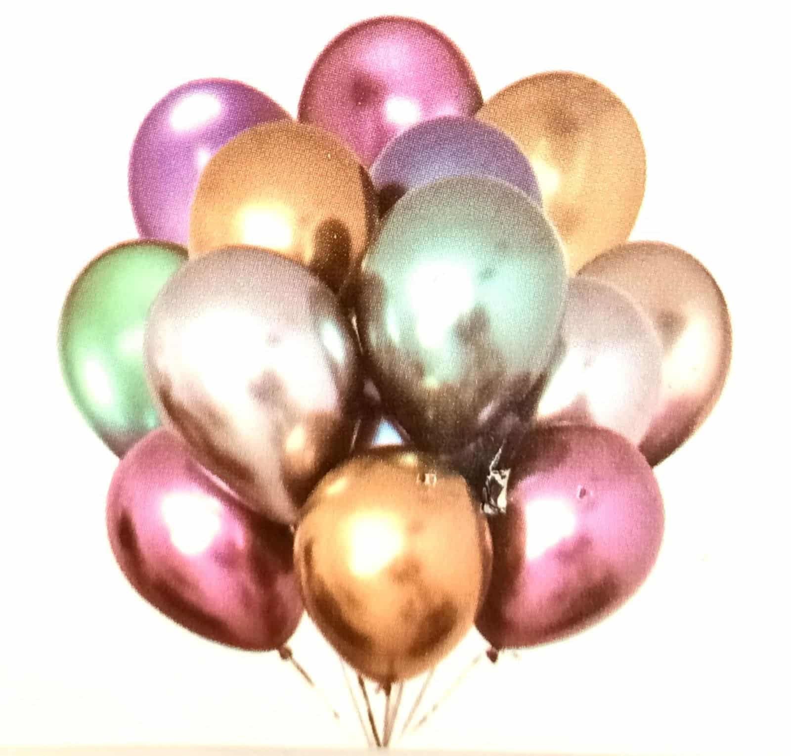 OEMΜπαλόνια Μεταλλιζέ 10Τμχ 23εκpapell.gr