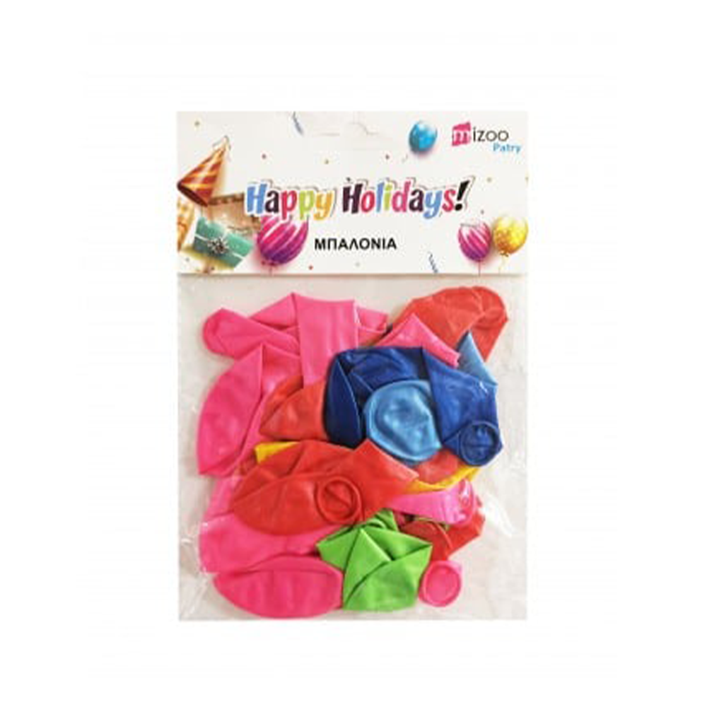 OEMΜπαλόνια Χρωματιστά 20Τμχpapell.gr