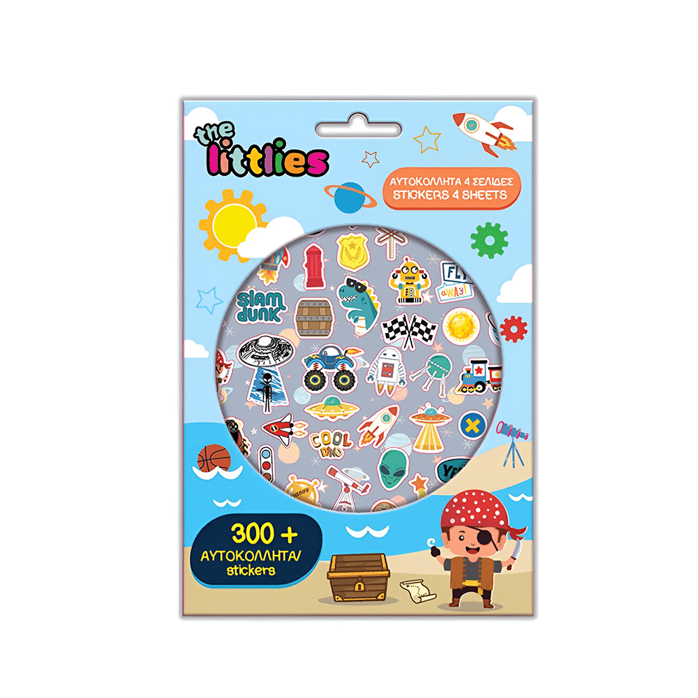 THE LITTLESThe Littles Μπλοκ Αυτοκόλλητα 300 Τεμάχια Αγόρι 14.5X21.5 εκατοστάpapell.gr