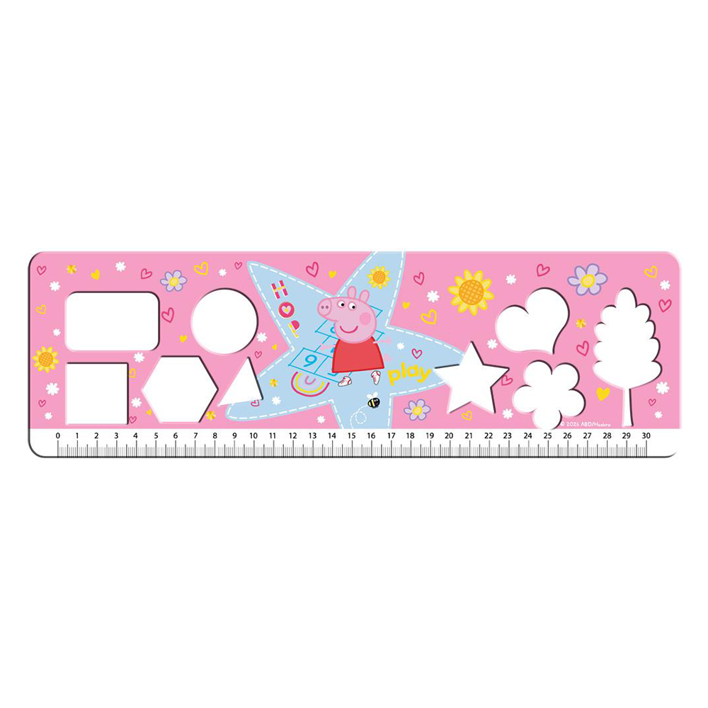 Μπλοκ Ζωγραφικής Peppa Pig 23x33εκ 40 Φύλλα με Αυτοκόλλητα & Στένσιλ σε 2 Σχέδια - 1 Τμχ
