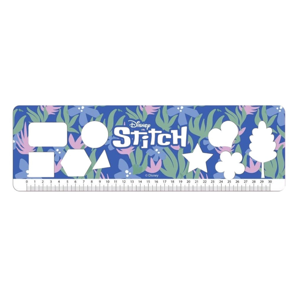 Μπλοκ Ζωγραφικής Lilo & Stitch 23x33 εκ, 40 Φύλλα με Αυτοκόλλητα,  Στένσιλ – 2 Σχέδια - 1 Τμχ