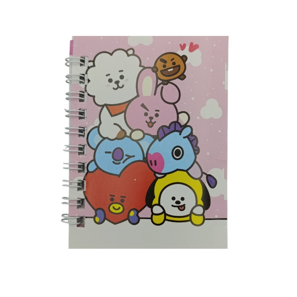 Μπλοκάκι Σημειώσεων BT21 10,5x7Εκ