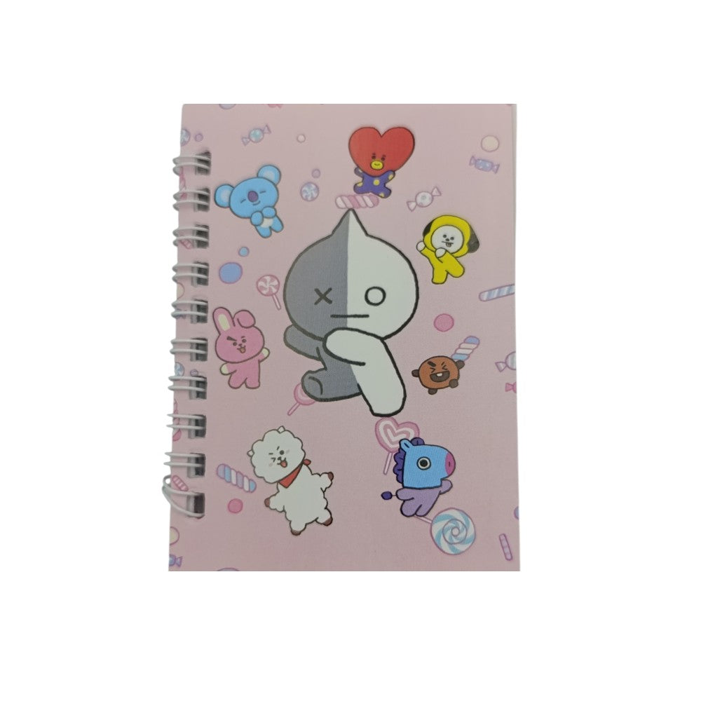 Μπλοκάκι Σημειώσεων BT21 Candy 10,5x7Εκ