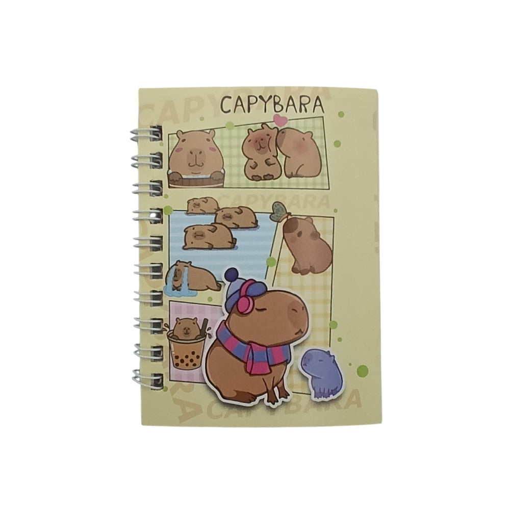 Μπλοκάκι Σημειώσεων Capybara 10,5x7Εκ