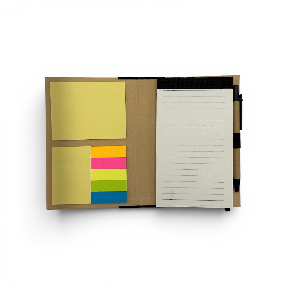 Μπλοκάκι Σημειώσεων 18x12εκ με Stick Notes & Στυλό
