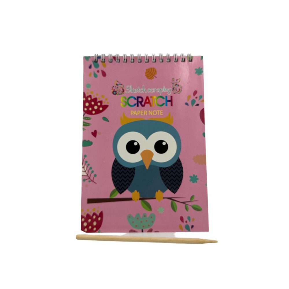 ΟΕΜΜπλοκάκι Ζωγραφικής Ξύνοντας Την Εικόνα 6 Σχέδια - 1Τμχpapell.gr