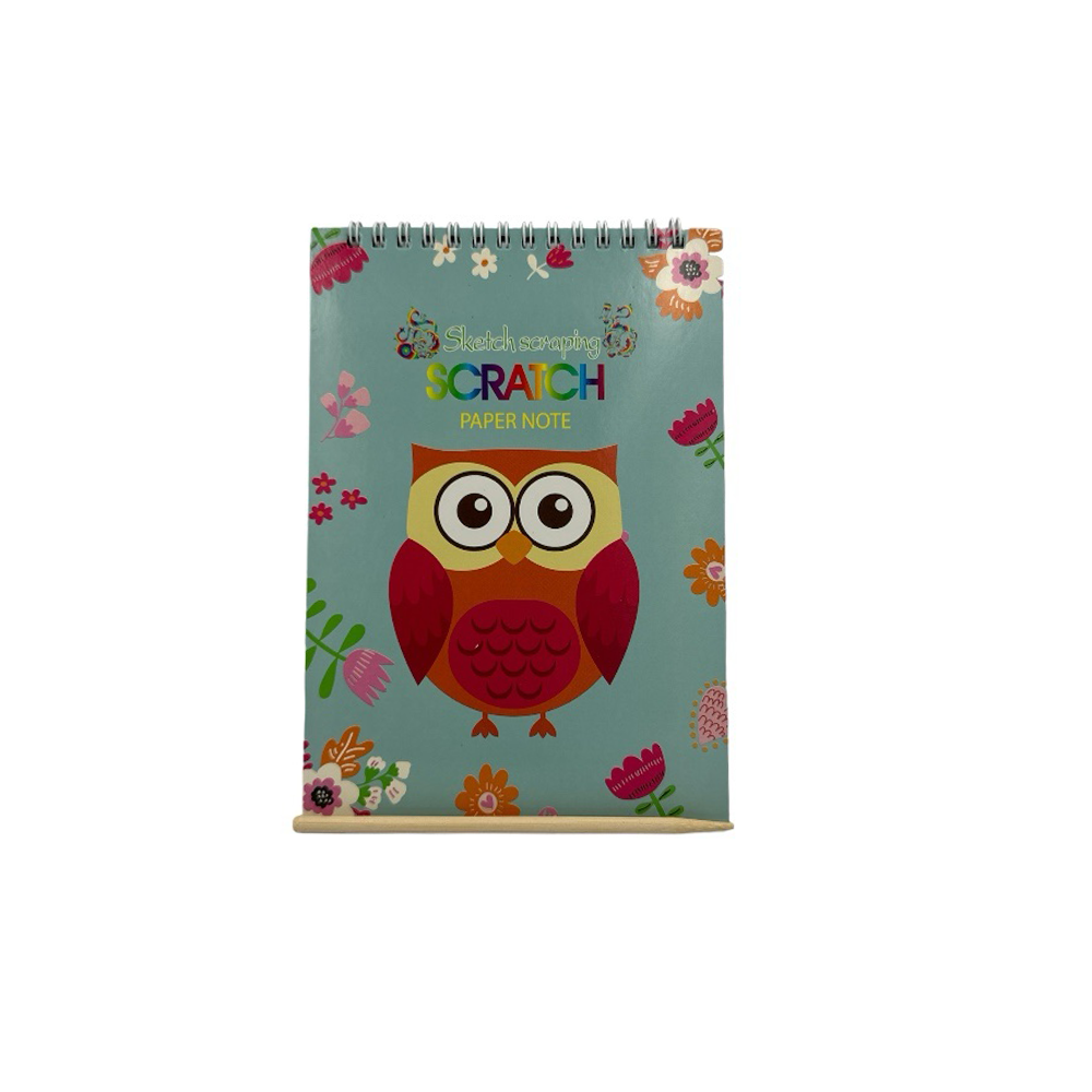 ΟΕΜΜπλοκάκι Ζωγραφικής Ξύνοντας Την Εικόνα 6 Σχέδια - 1Τμχpapell.gr