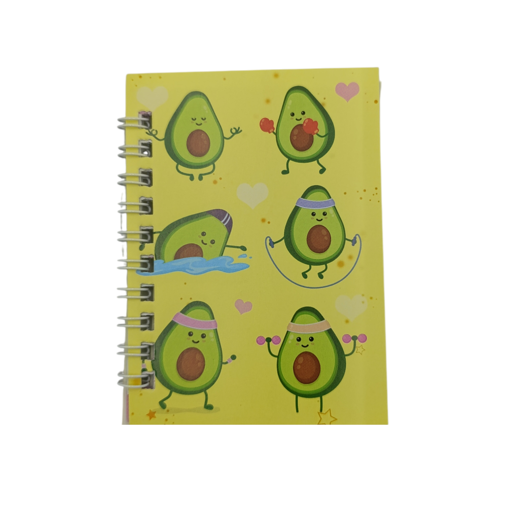 Μπλοκάκια Σημειώσεων Αβοκάντο 10,5x7Εκ 4 Σχέδια - 1Τμχ