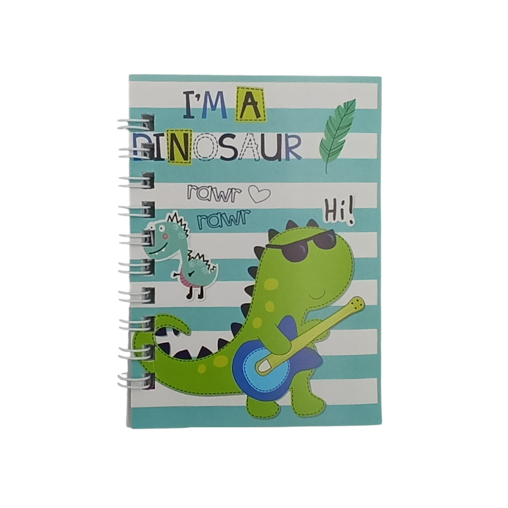 Μπλοκάκια Σημειώσεων Δεινοσαυράκια 10,5x7Εκ 4 Σχέδια - 1Τμχ