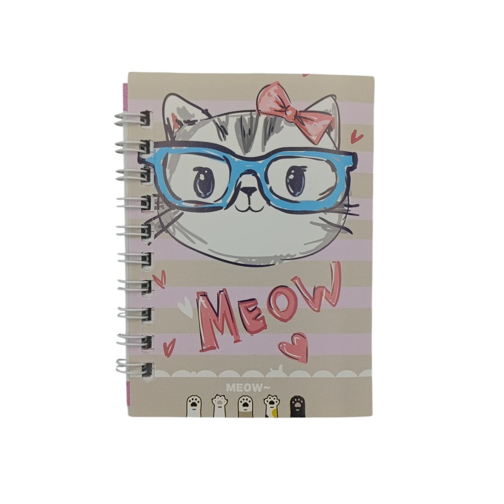 Μπλοκάκι Σημειώσεων Γατάκια Meow 10,5x7Εκ