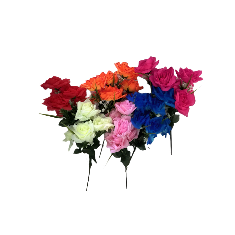 OEMΜπουκέτο Τριαντάφυλλα 50 Εκ 6 Χρώματα - 1 Τμχpapell.gr