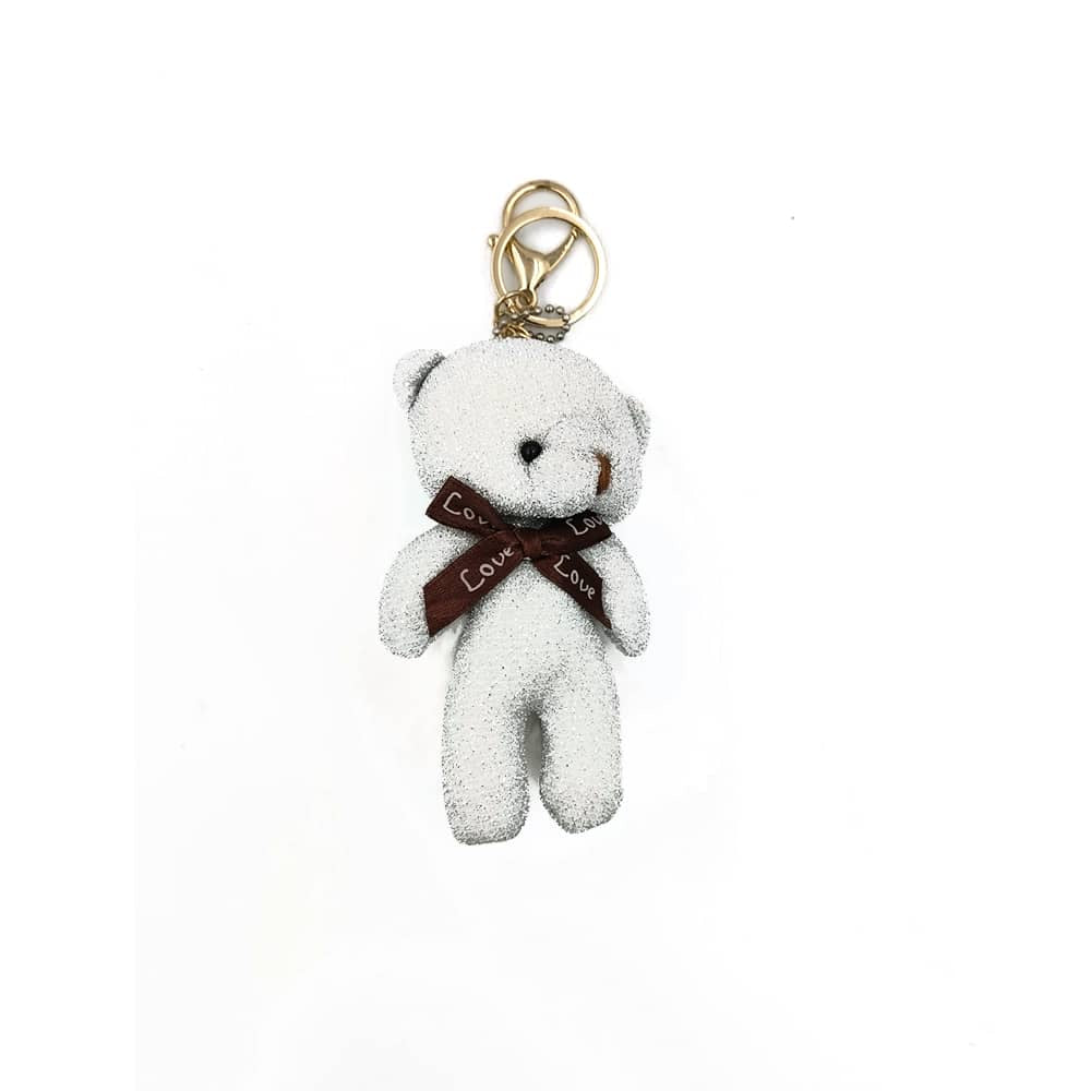 Μπρελοκ Αρκουδακι Με Φουντιτσα Σε Διαφορα Χρωματα
