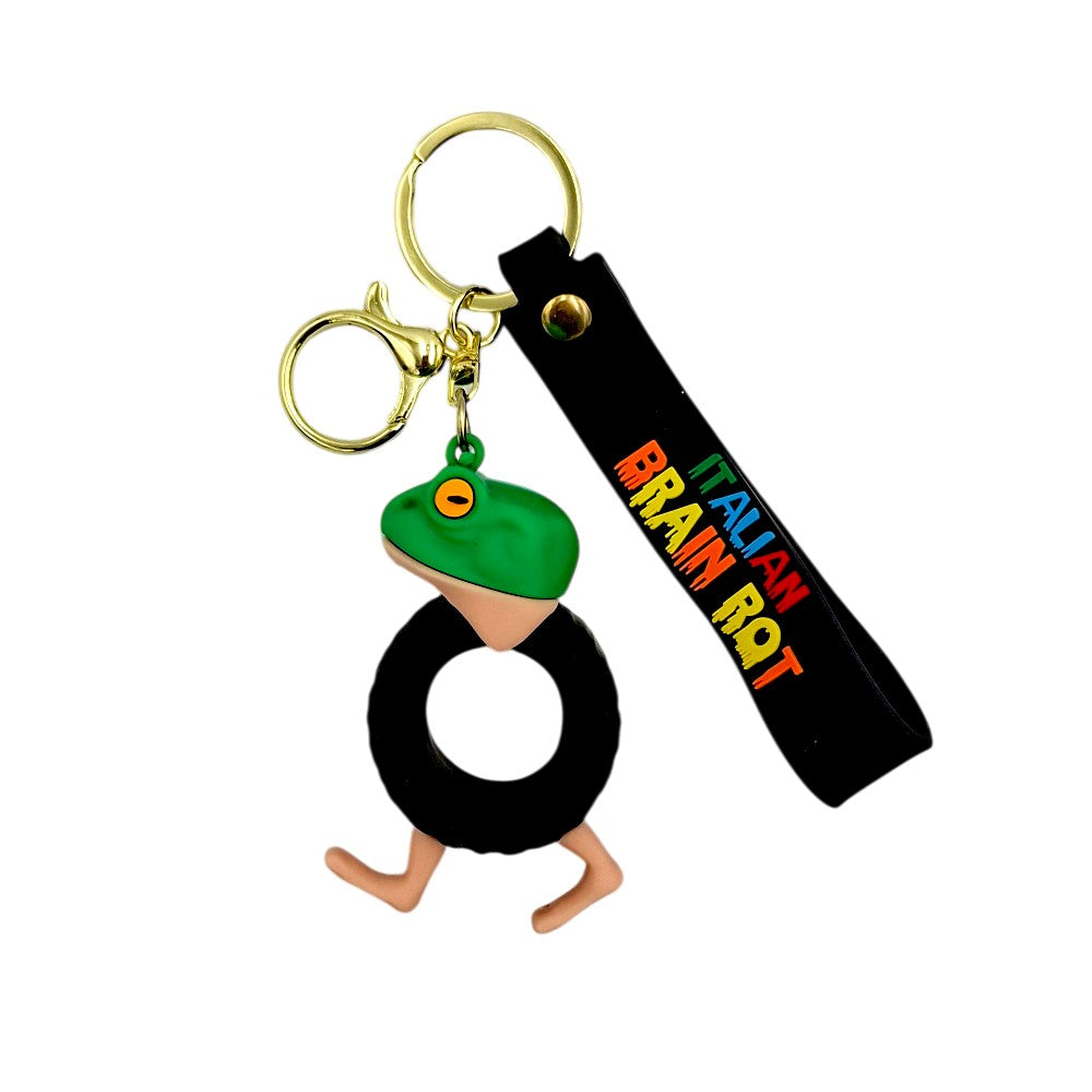 Μπρελόκ Φιγούρα Brain Rot Boneca Ambalabu 6,5 εκ με Strap