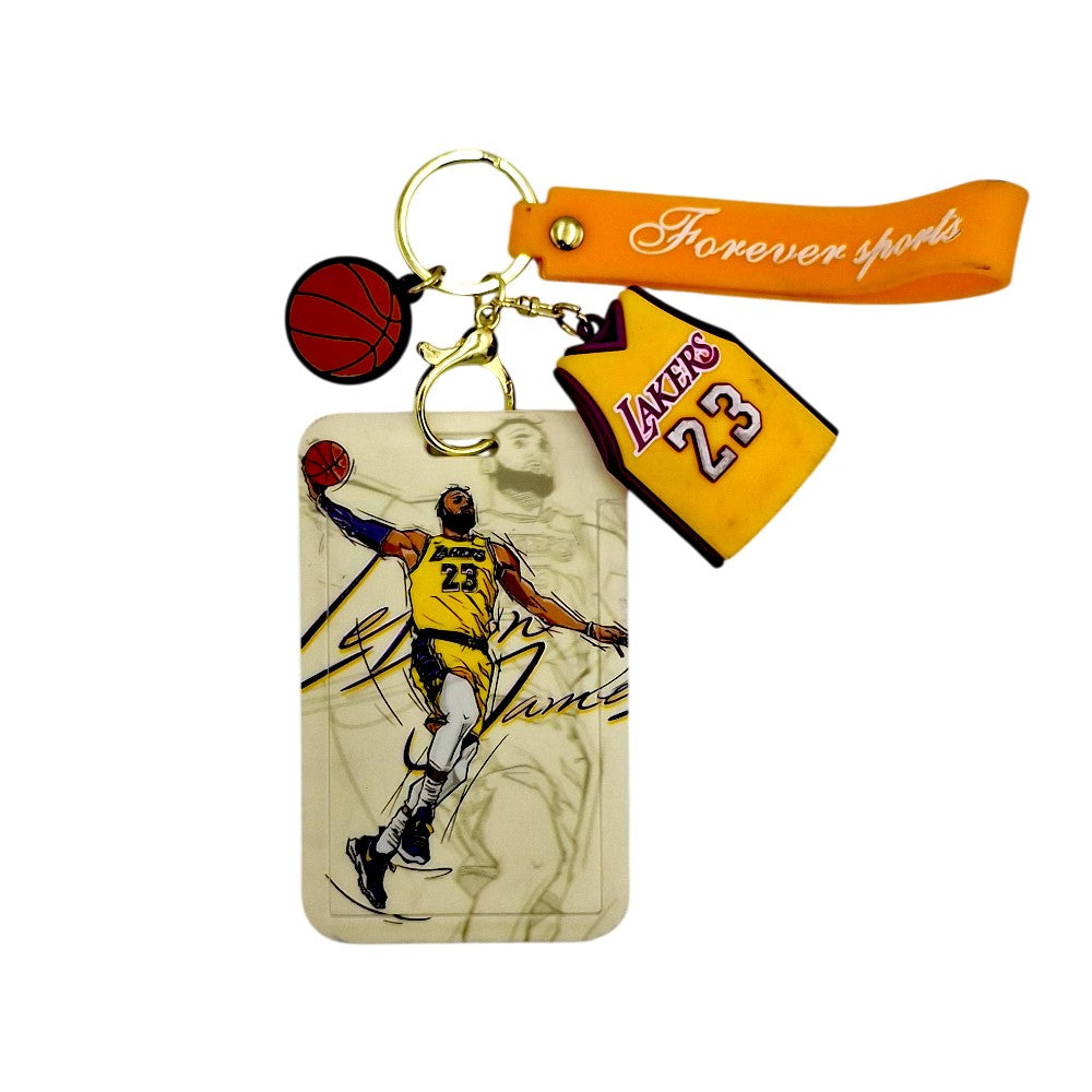 Μπρελόκ Φανέλα Lakers Lebron James με Strap & Καρτελακι 11x7 εκ 