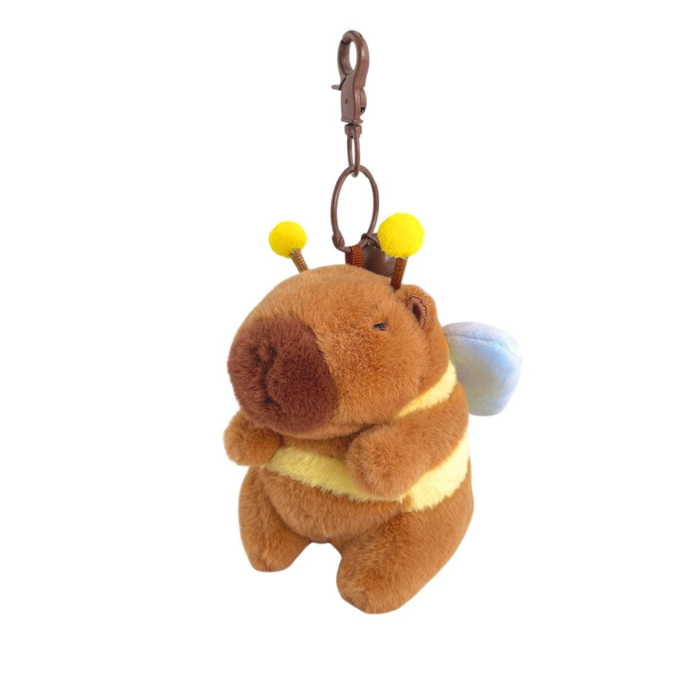 Μπρελόκ Λούτρινο Capybara Μέλισσα 11 εκ