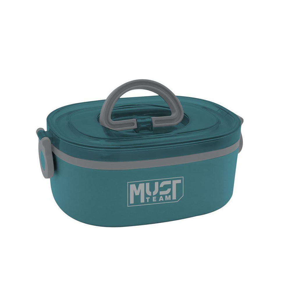 Must TeamMust Team Φαγητοδοχείο Ανοξείδωτο 750ml 2 Σε 1  Με Πιρούνι-κουτάλι 2 Χρώματαpapell.gr