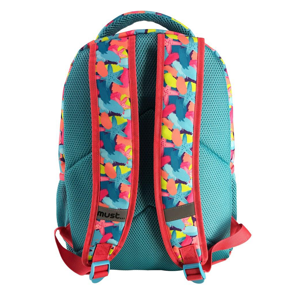 Must Team Σχολική Τσάντα Πλάτης Δημοτικού Ariel Bold And Curious 3 Θήκες