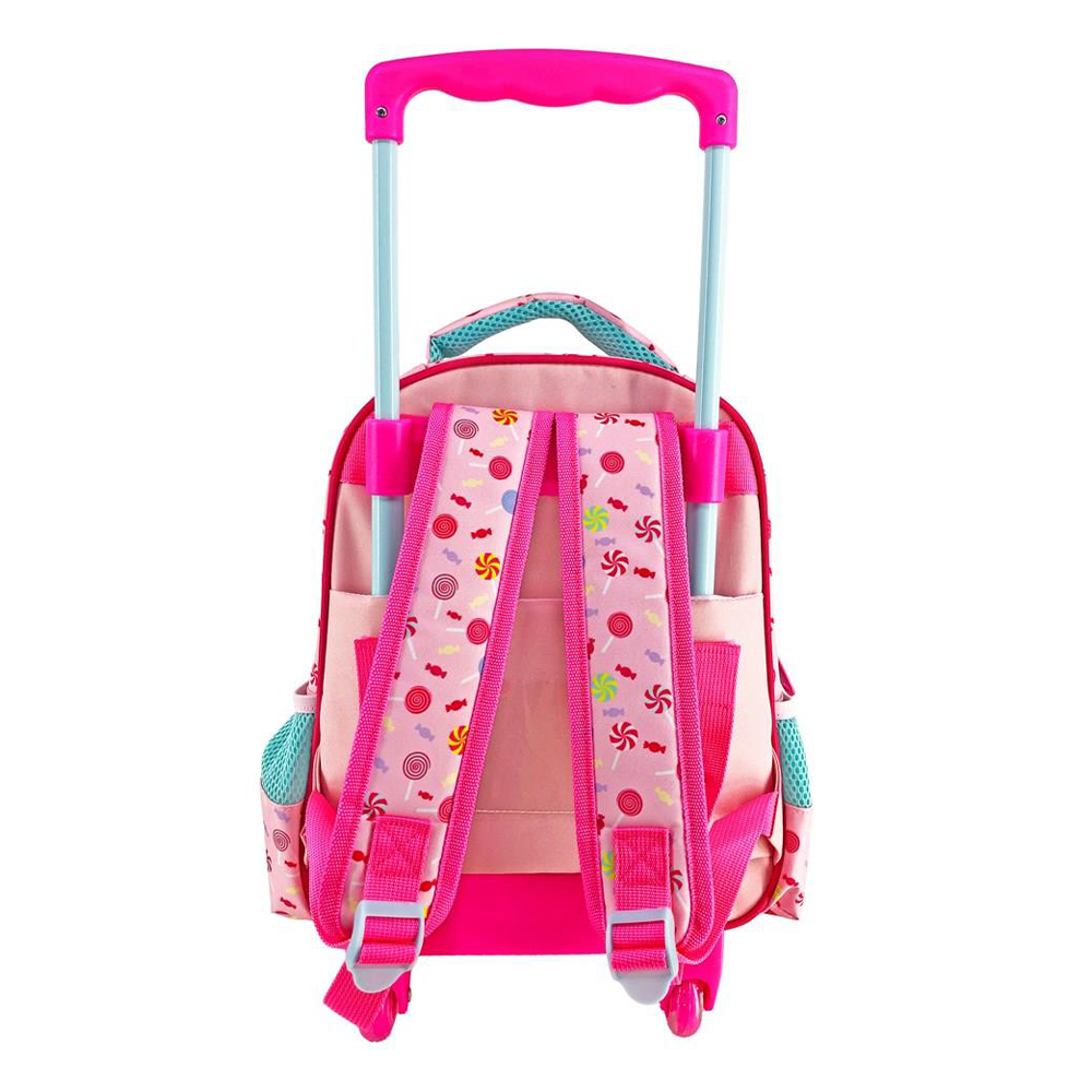 Must Team Σχολική Τσάντα Τρόλλεϋ Νηπίου Lollipop 2 Θήκες