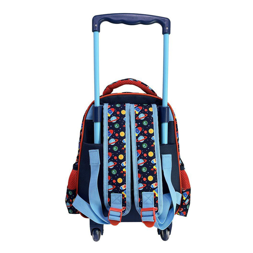 MustMust Team Σχολική Τσάντα Τρόλεϊ Νηπίου 27x10x31 Εκ. Space Bear 2 Θήκεςpapell.gr