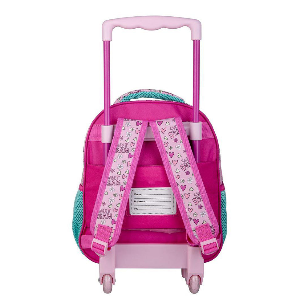 Must TeamMust Team Σχολική Τσάντα Τρόλεϊ Νηπίου Sweet Dream 2 Θήκες 27x10x31 Εκ.papell.gr