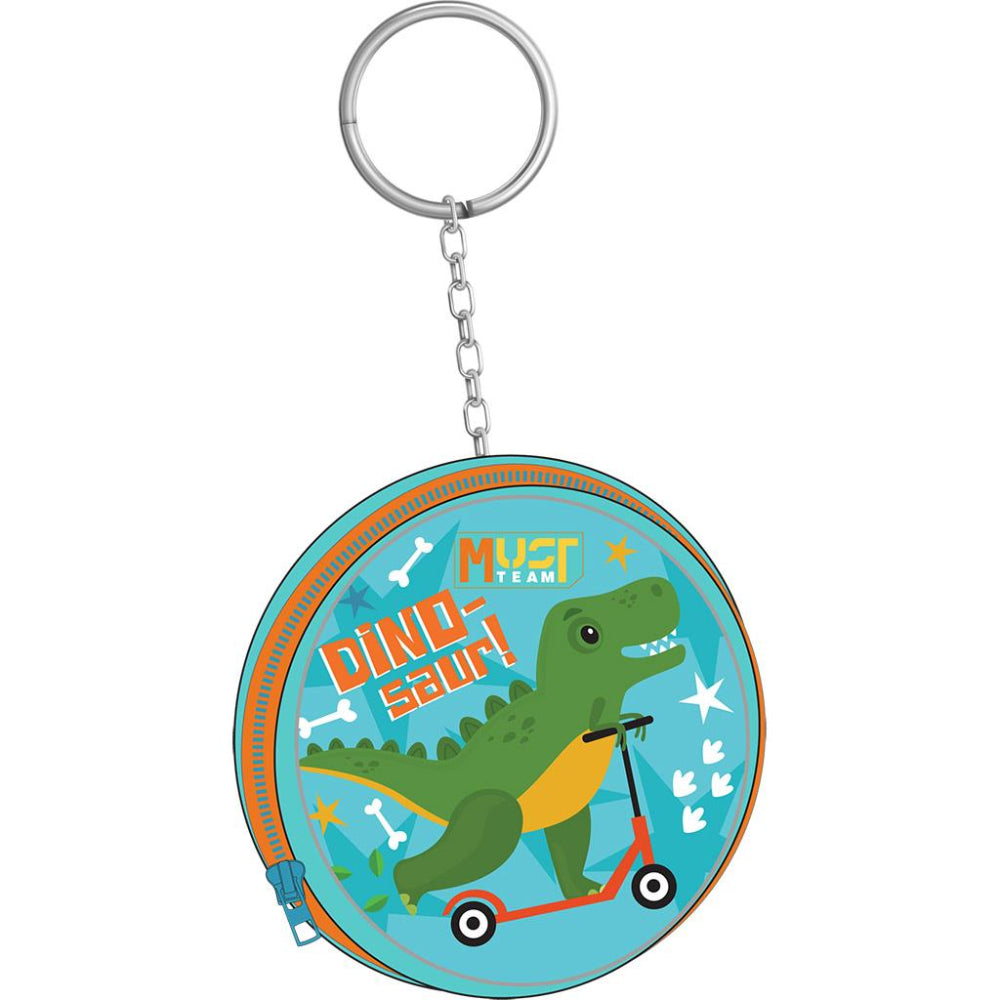 Must Team Σχολική Τσάντα Τρόλεϊ Νηπίου Dinosaur In Scooter 2 Θήκες 27x10x31 εκ