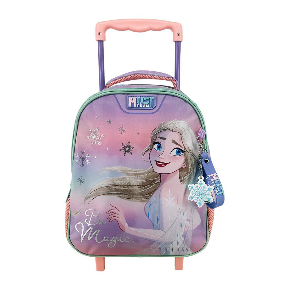 Must Team Σχολική Τσάντα Τρόλεϊ Νηπίου Disney Frozen Be Magical 2 Θήκες 27x10x31εκ