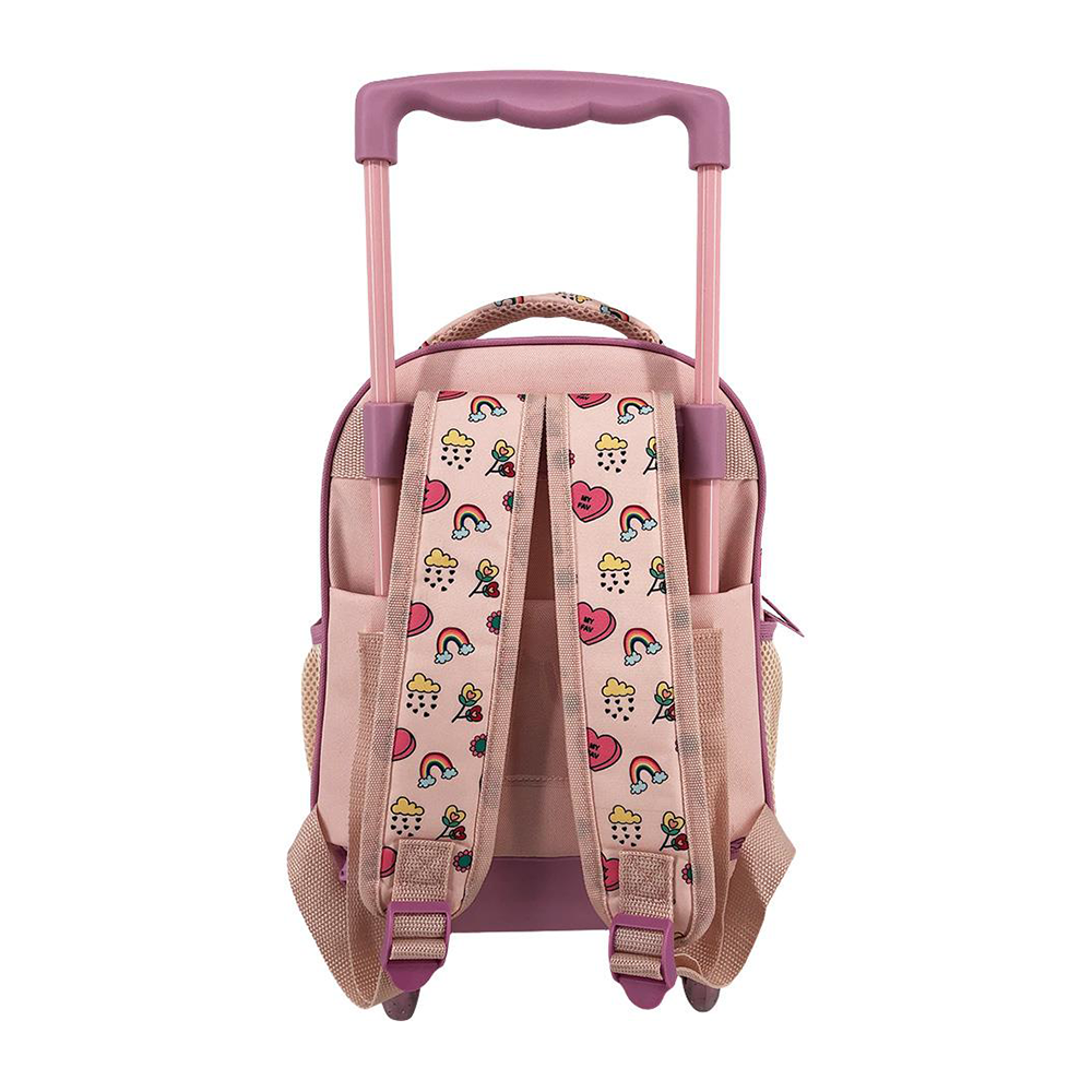 Must Team Σχολική Τσάντα Τρόλεϊ Νηπίου Disney Stitch & Angel You Are My Favourite 2 Θήκες 27x10x31εκ
