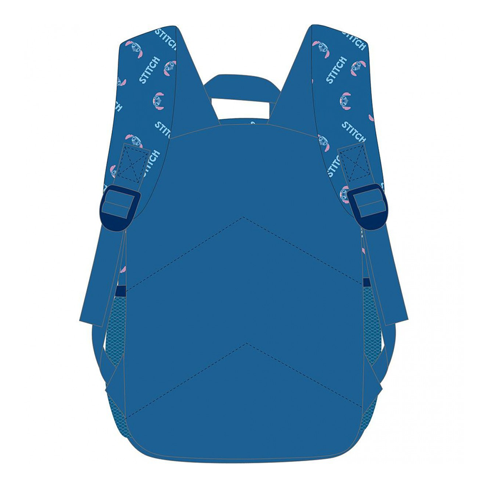 Must Team Σχολική Τσάντα Πλάτης Νηπίου Disney Stitch Pocket 2 Θήκες 27x10x31εκ