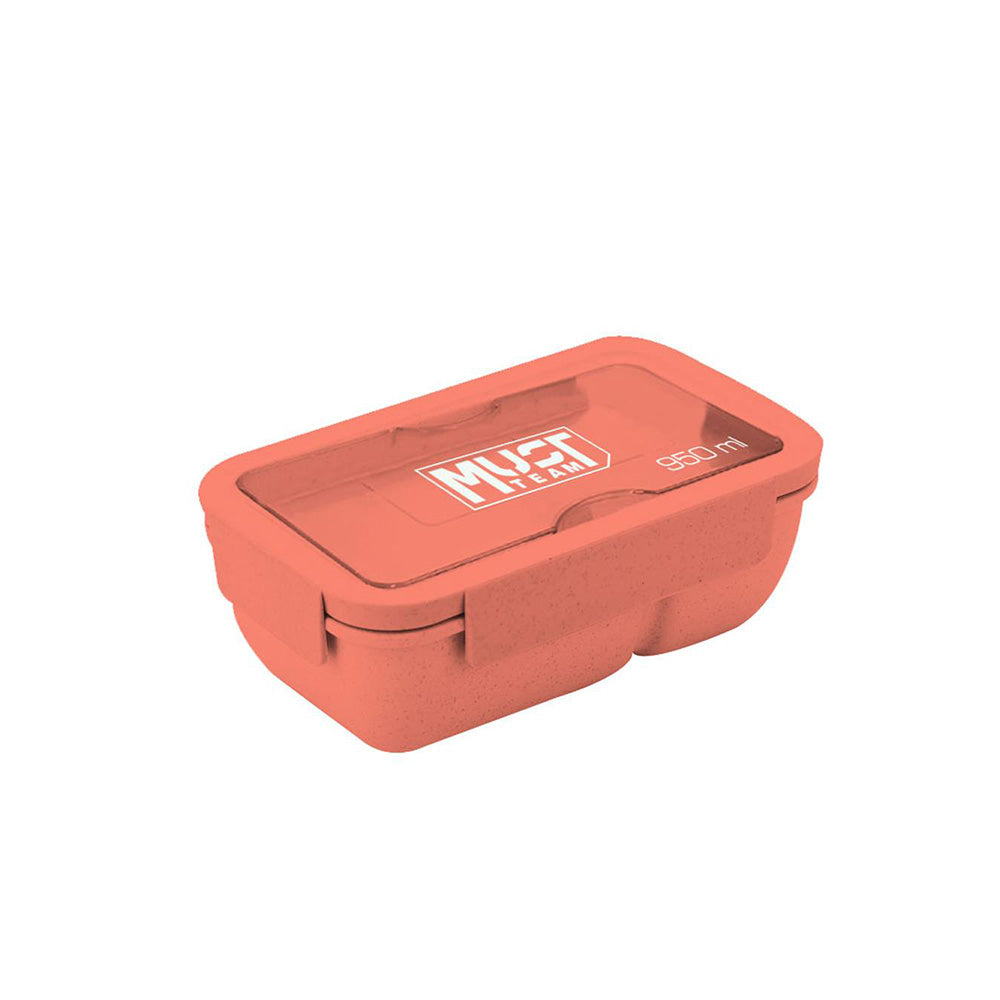 Must TeamMust Team Φαγητοδοχείο 950ml PP Πλαστικό Με Πιρούνι Και Κουτάλι 20,8X13X7,6 Εκpapell.gr