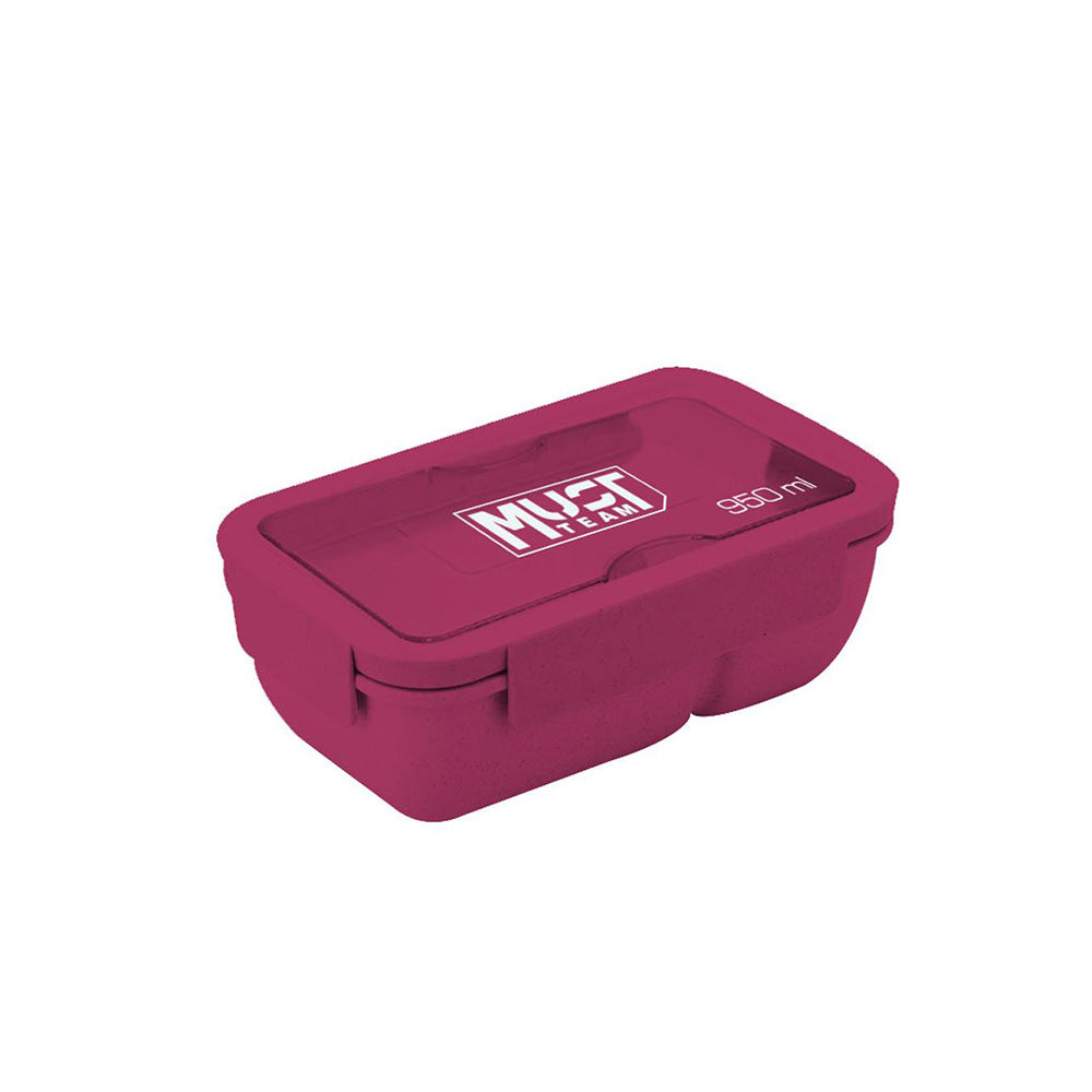 Must TeamMust Team Φαγητοδοχείο 950ml PP Πλαστικό Με Πιρούνι Και Κουτάλι 20,8X13X7,6 Εκpapell.gr