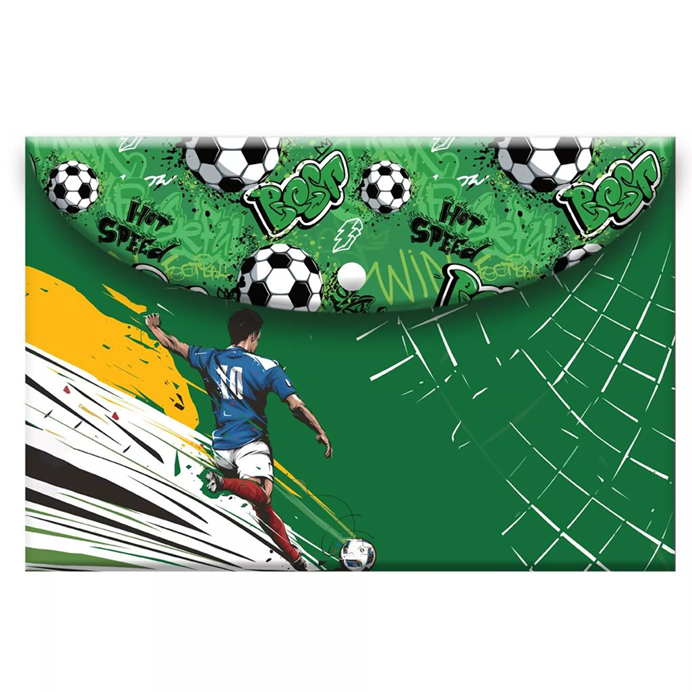 Must Team Φάκελος με Κουμπί Α4 Football