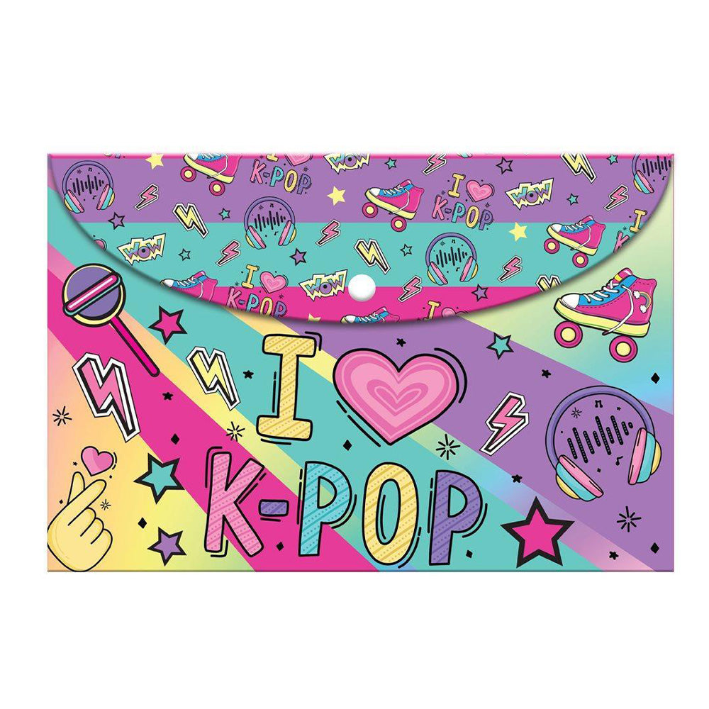 Must TeamMust Team Φάκελος Κουμπί Α4 Sweety I Love K-Poppapell.gr
