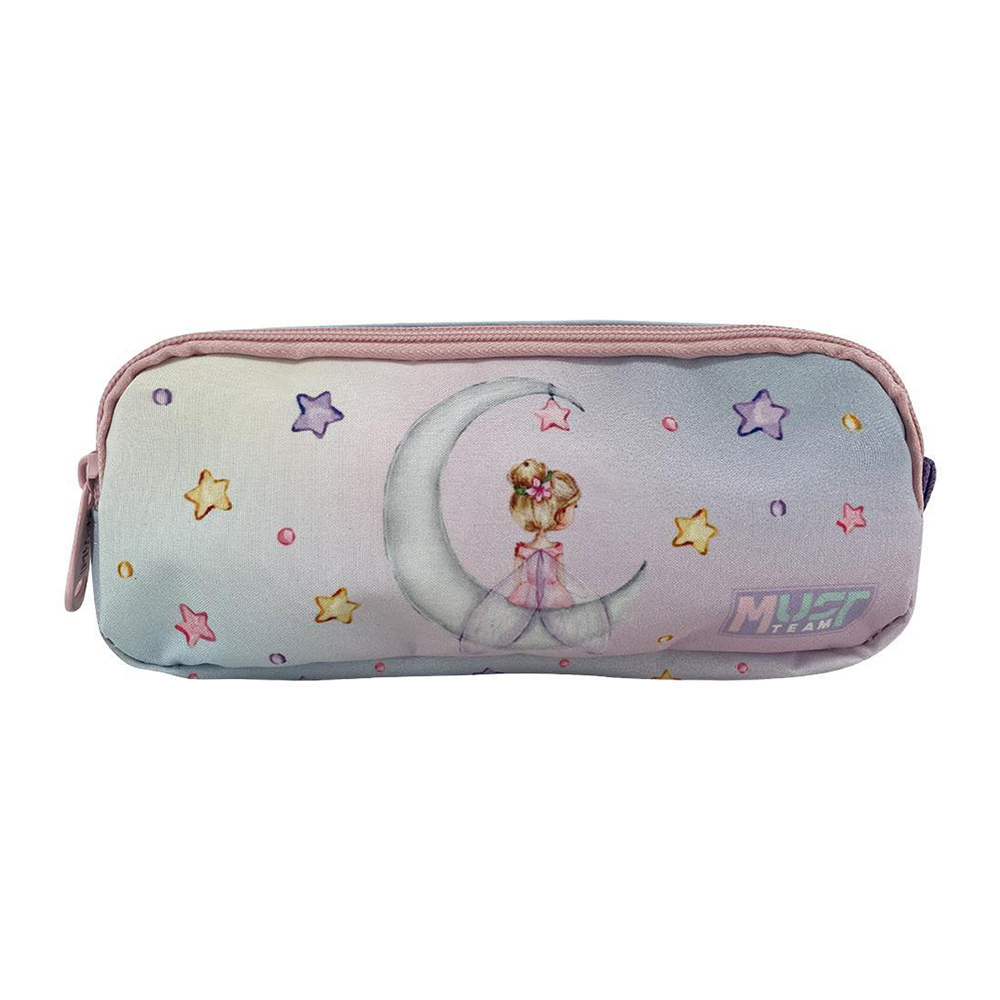 Must Team Σχολική Κασετίνα Βαρελάκι Little Fairy 2 Θήκες
