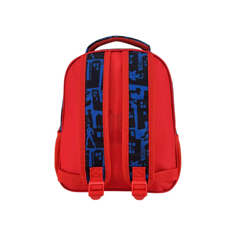 Must Team Σχολική Τσάντα Πλάτης Νηπίου Marvel Spider-Man Blue 2 Θήκες 27x10x31εκ